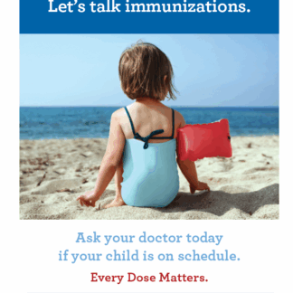 “Let’s Talk Immunizations” (Childhood) Poster (Bilingual). Rev: 02/2018