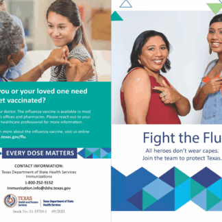 Fight the Flu - Adolescent Brochure (English). Rev: 09/2021