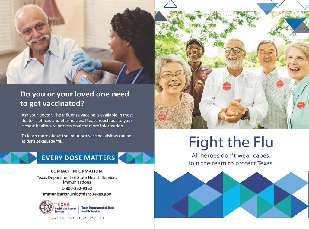 Fight the Flu - Senior Brochure.