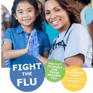 Fight the Flu Child Poster