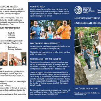 Meningitis Brochure (Bilingual) Rev: 06/2020