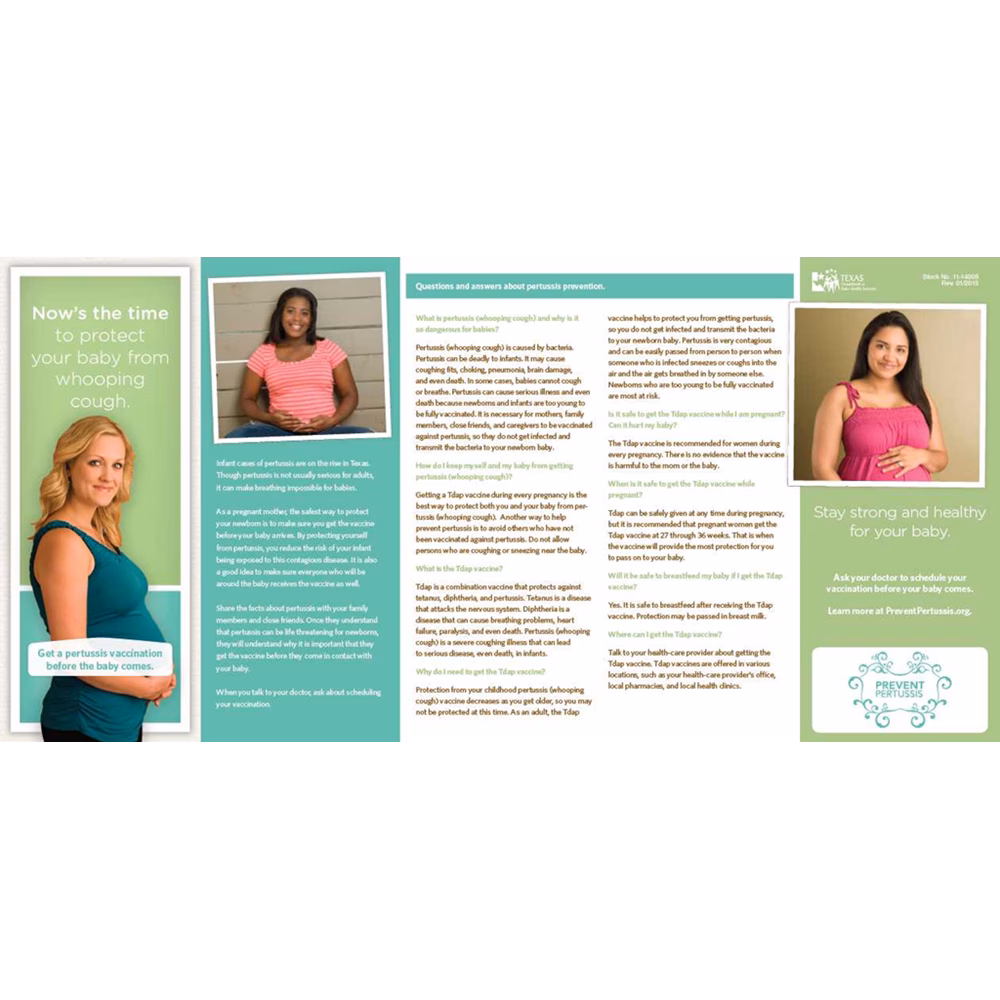 Prevent Pertussis - Brochure.