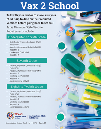 VAX 2 School K-12 Flyer
