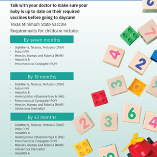 VAX 2 School Childcare Flyer