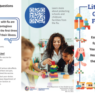 Even the little ones can catch the flu!  The Emily Lastinger Story Brochure